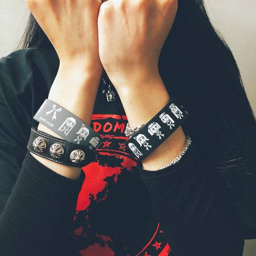 BAND-MAID 'Character' Rubber Bracelet (WORLD DOMINATION) - BAND-MAID Shop