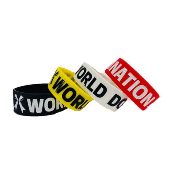 BAND-MAID WORLD DOMINATION TOUR Rubber Wristband - BAND-MAID Shop