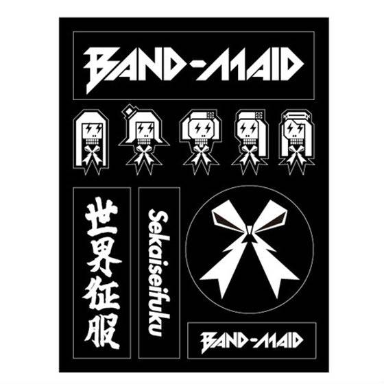 (5th Anniversary) BAND-MAID Sticker Sheet (WORLD DOMINATION) - BAND-MAID Shop