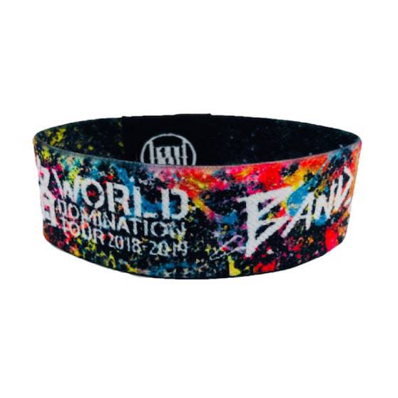 BAND-MAID WORLD DOMINATION TOUR Fabric Wristband - BAND-MAID Shop