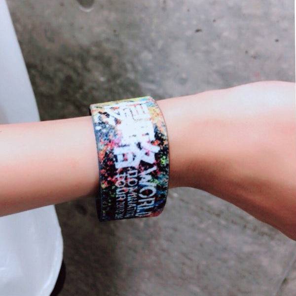 BAND-MAID WORLD DOMINATION TOUR Fabric Wristband - BAND-MAID Shop
