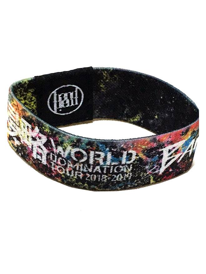BAND-MAID WORLD DOMINATION TOUR Fabric Wristband - BAND-MAID Shop