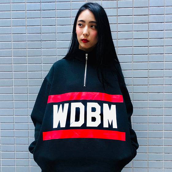 WDBM HALF ZIP BIG SWEAT - BAND-MAID Shop