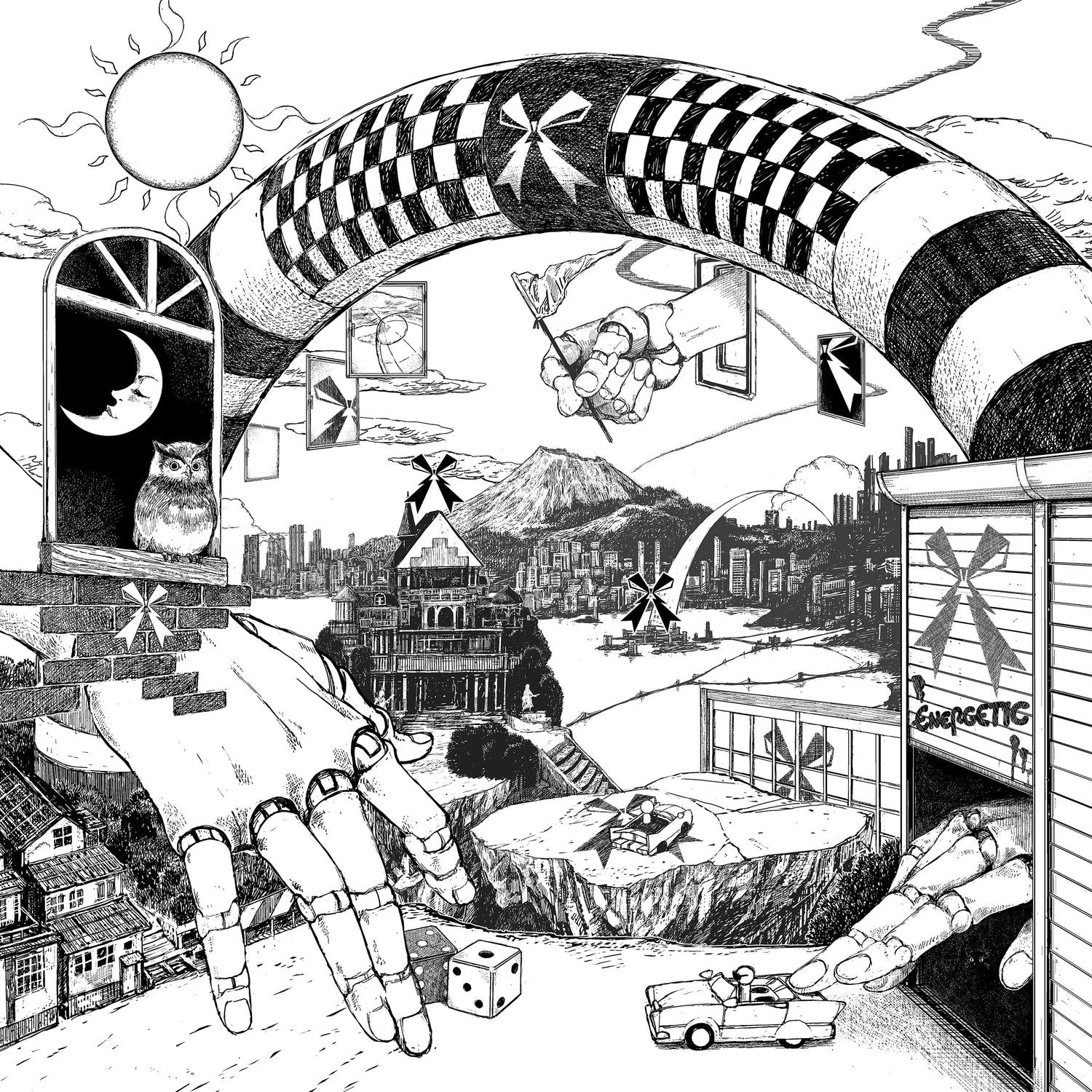 Cover art for BAND-MAID's ENERGETIC CD, Blu-ray and CD Cover