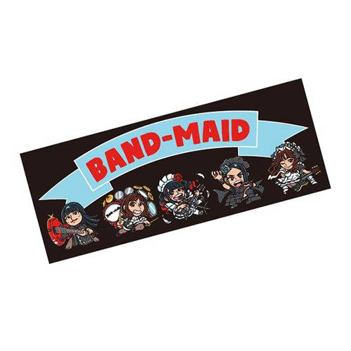 2020 CHARACTER FACE TOWEL - Black - BAND-MAID Shop