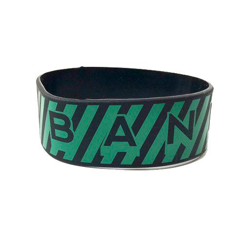 BAND-MAID Striped Rubber Bracelet - GREEN - BAND-MAID Shop