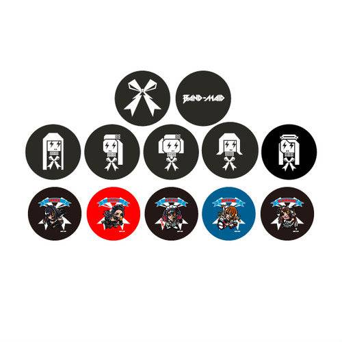 RANDOM WDBM BUTTON BADGE (Set of 3) - BAND-MAID Shop