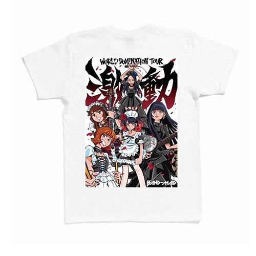 BAND-MAID GEKIDOU ANIME-T (WHITE) - BAND-MAID Shop