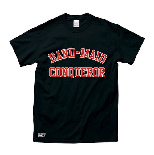 BAND-MAID SOLID ARCH LOGO TEE - Black - BAND-MAID Shop