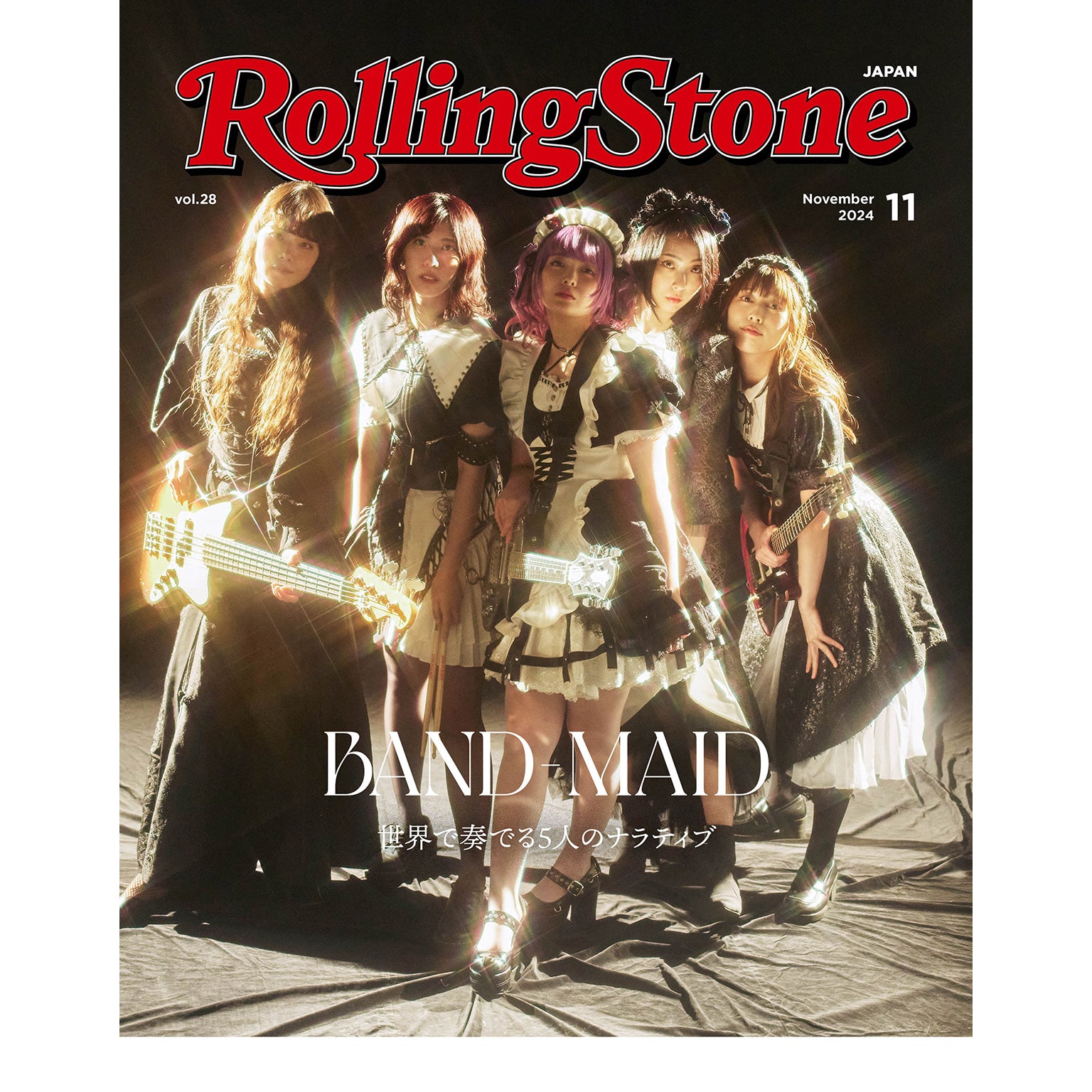 BAND-MAID Rolling Stone Japan Magazine Special Edition Back Cover - BAND-MAID Shop