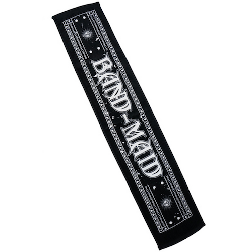 MUFFLER TOWEL - BLACK - BAND-MAID Shop